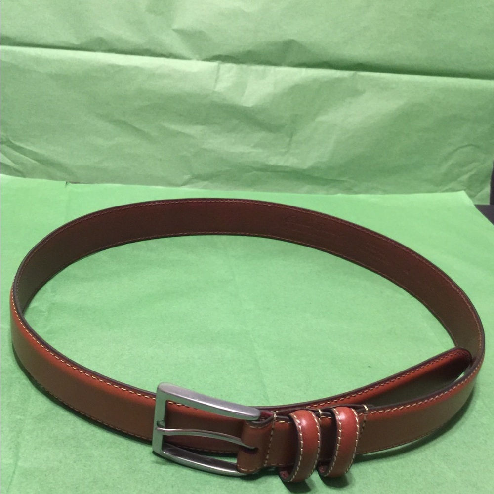 NWOT Genuine Brown Leather Eddie Bauer Belt